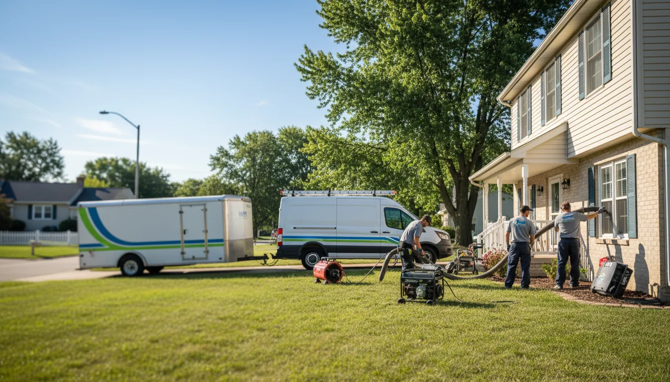 Flooded Basement Restoration And Cleanup With Repair in Clear Lake, MN near me